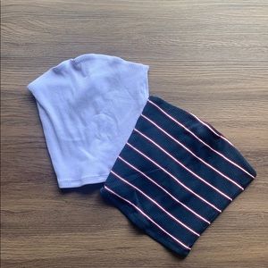 SET OF 2 GARAGE TUBE TOPS
